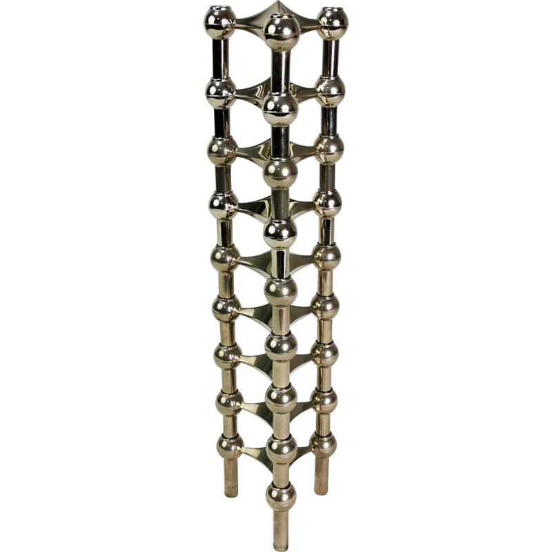 Ensemble de chandeliers vintage en métal de Caesar Stoffi & Fritz Nagel pour BMF 1960
