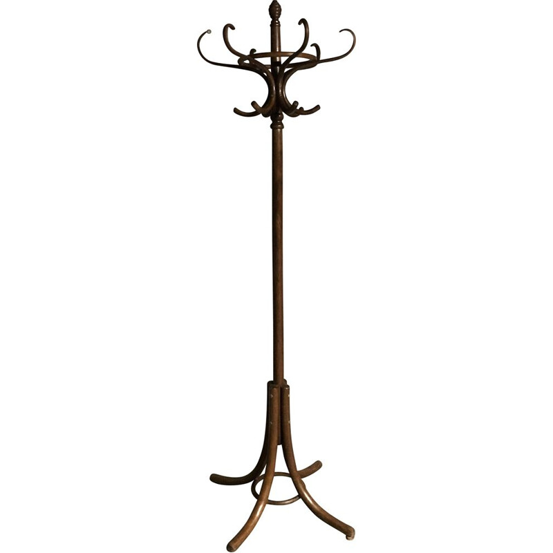 Porte manteau perroquet Thonet, bois courbé 1930 - 40