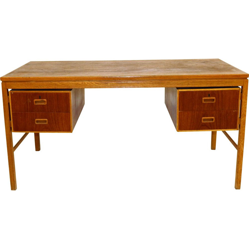 Vintage teak desk Denmark 1960s