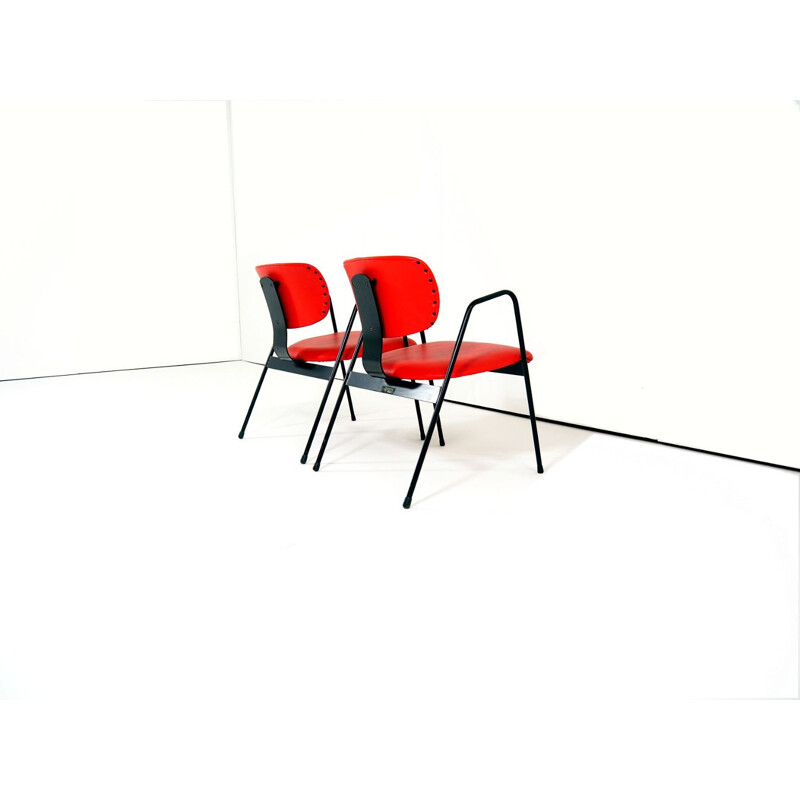 Par de fauteuils vintage de Willy Van Der Meeren, 1950