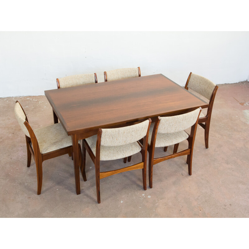 Danish dining table in rosewood - 1960s