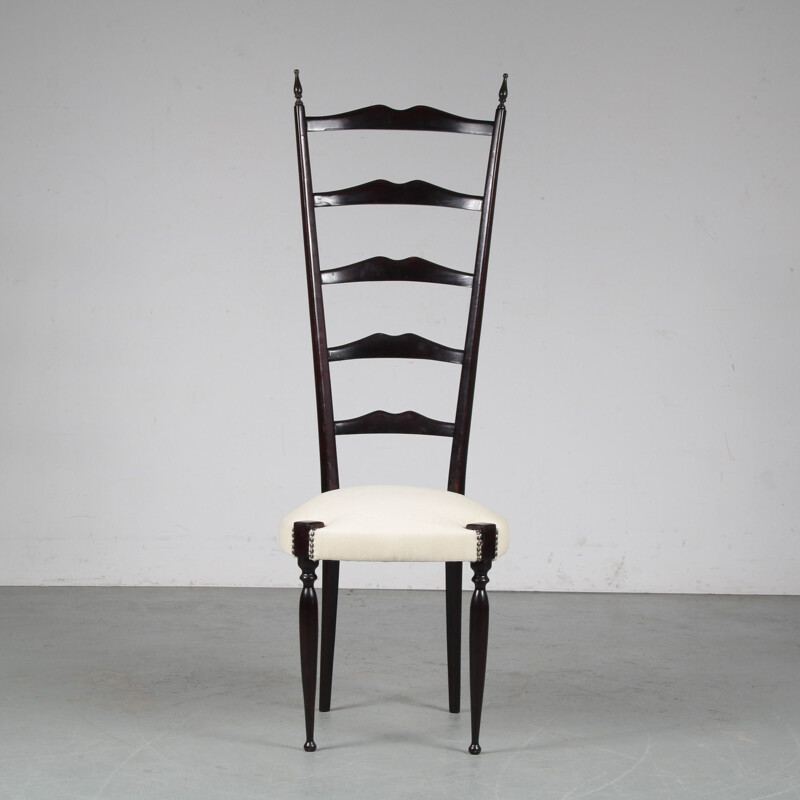 Pair of vintage Paulo Buffa Highback chairs 1950