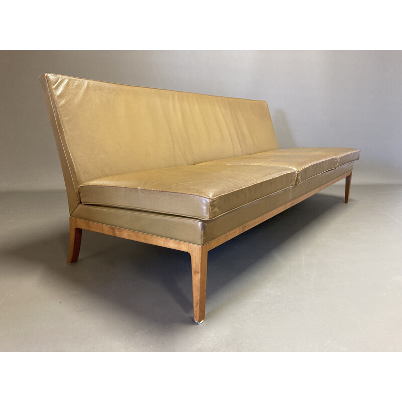 Vintage leather sofa 1960s