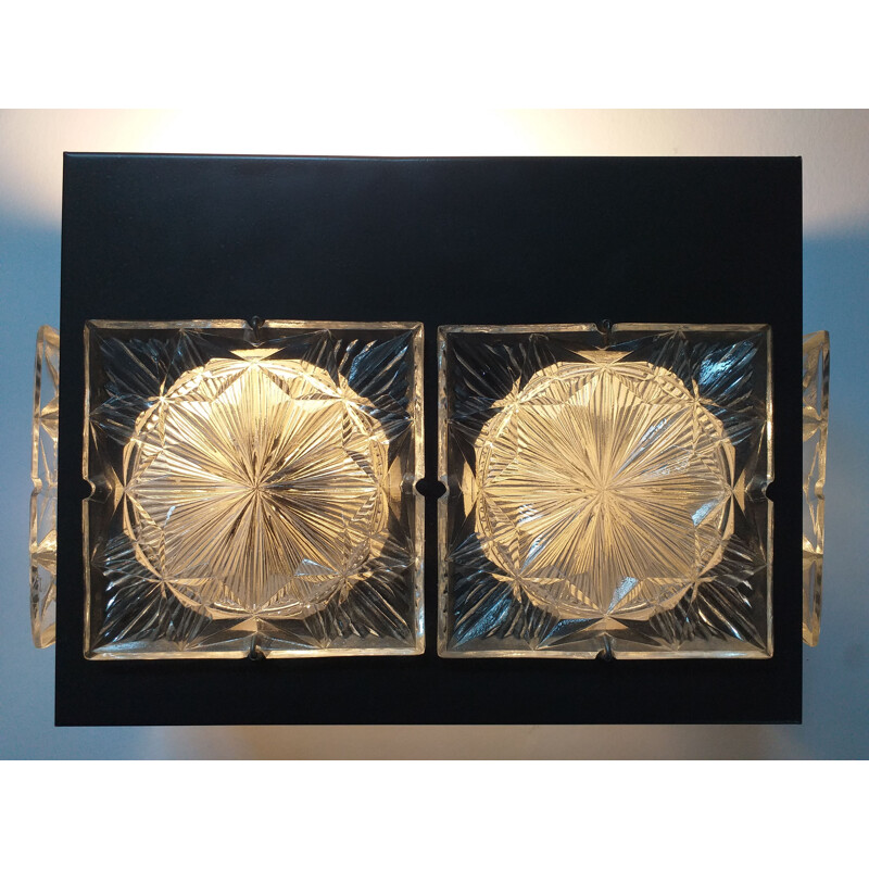 Pair of vintage  wall lamps 1970s