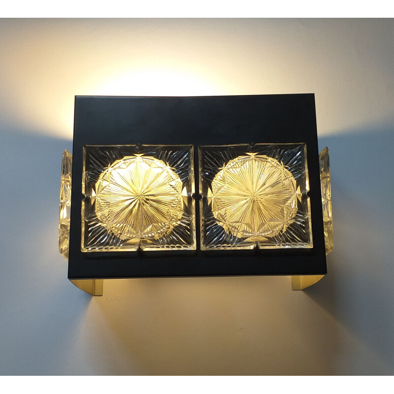 Pair of vintage  wall lamps 1970s