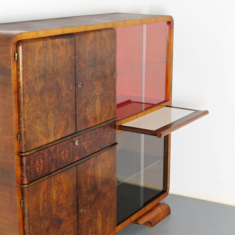 Vintage secretaire desk 1930s