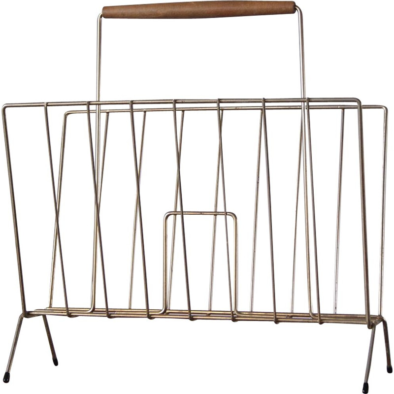 Vintage magazine rack 1960s