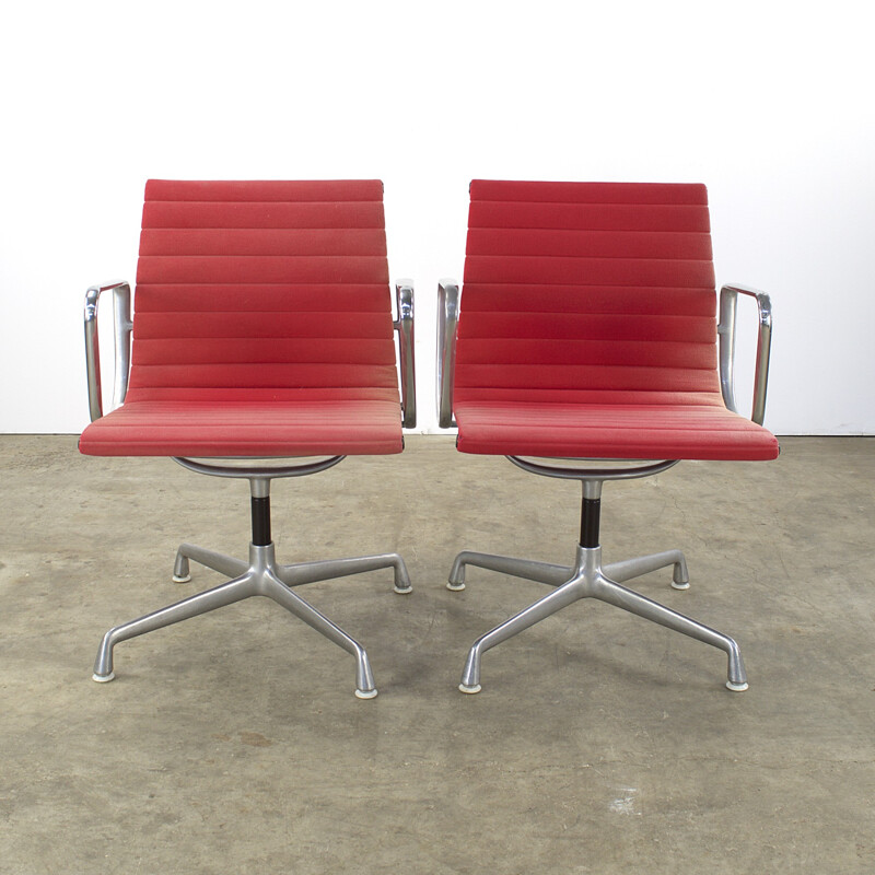 Set of 2 Herman Miller EA108 armchairs, Charles and Ray EAMES - 1970s
