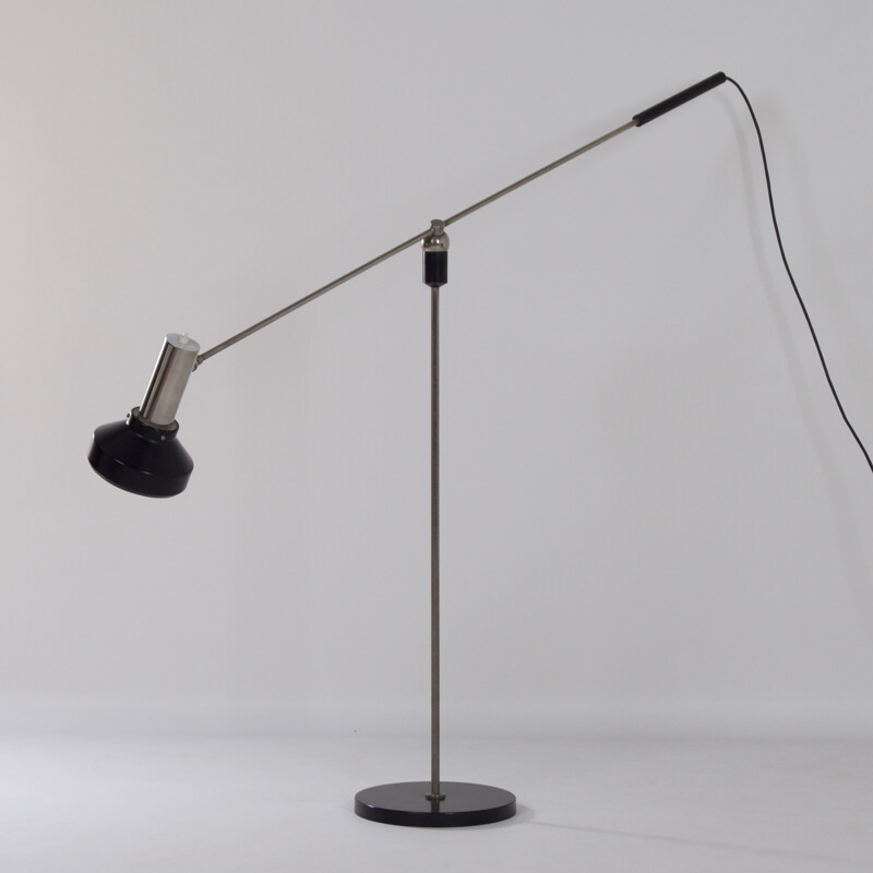 Vintage Magneto vloerlamp door H. Fillekes voor Artiforte, 1950