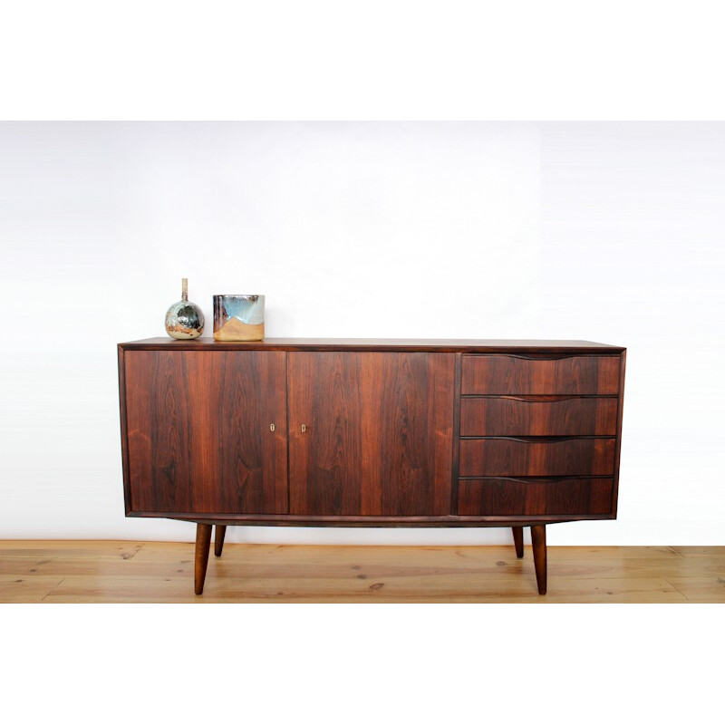 Danish mid-century sideboard in Rio rosewood, Erling TORVITS - 1970s