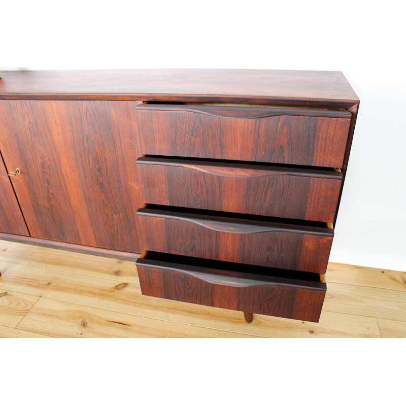 Danish mid-century sideboard in Rio rosewood, Erling TORVITS - 1970s