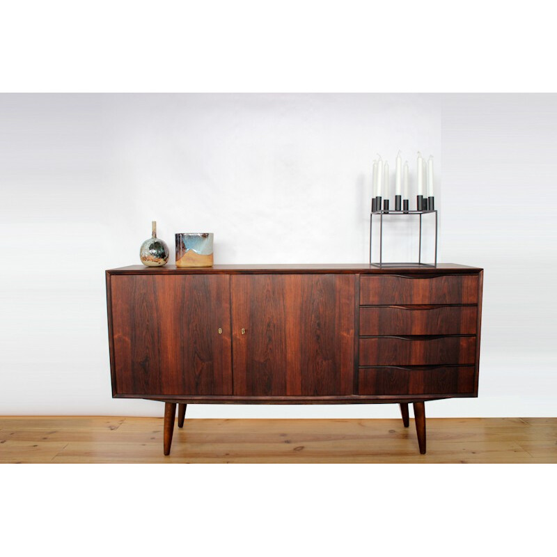 Danish mid-century sideboard in Rio rosewood, Erling TORVITS - 1970s