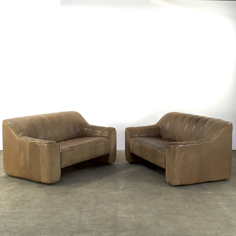 DS 44 De Sede sofa leather - 1960s