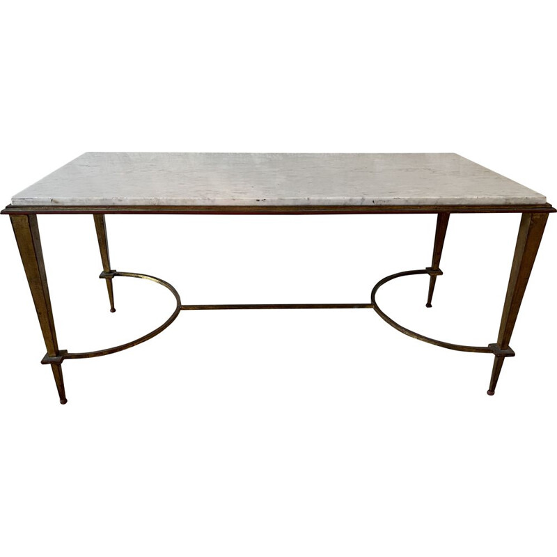 Mesa de café Vintage com pernas de ferro Ramsay, 1960