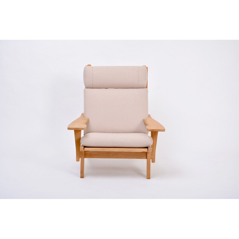 Vintage GE 375 fauteuil van Hans J. Wegner voor Getama 1969