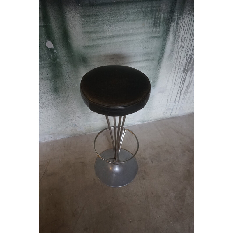 Vintage bar stool by Piet Hein for Fritz Hansen
