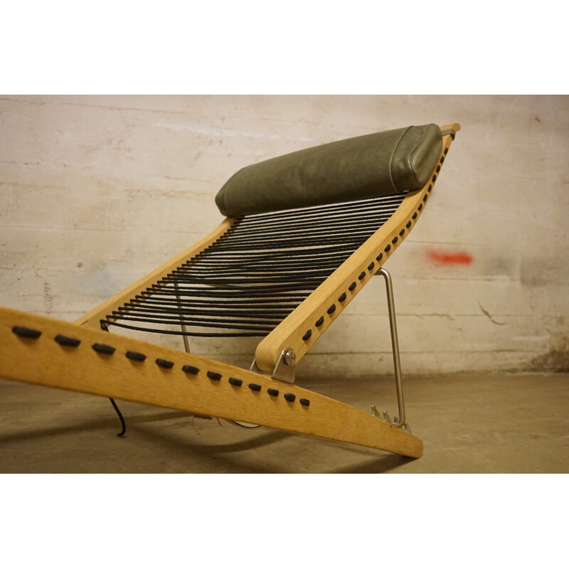 Chaise longue vintage PP524 par Hans J. Wegner pour PP Møbler 1958