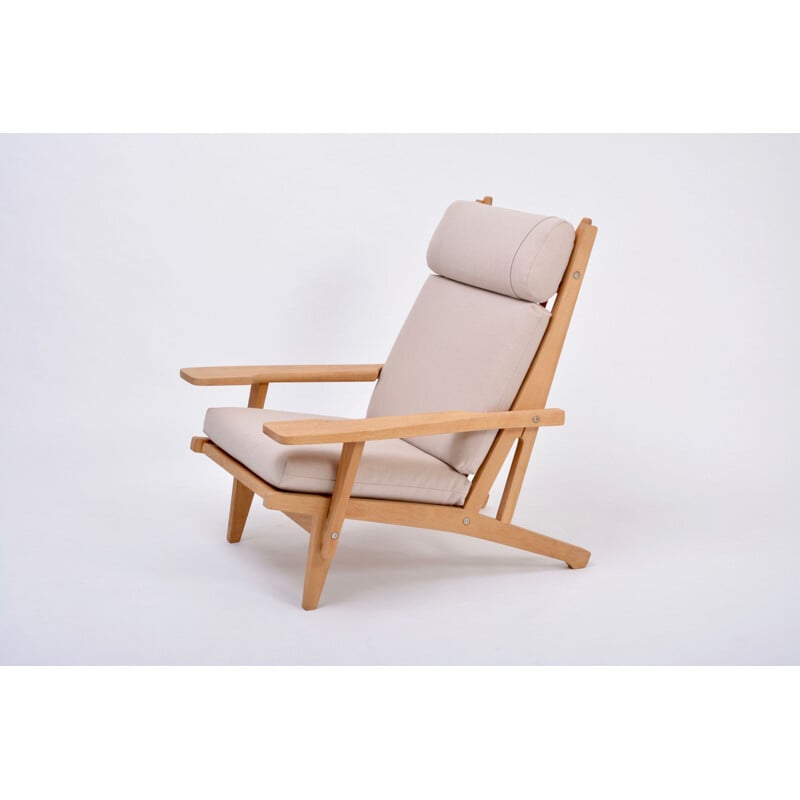 Cadeira de braços Vintage GE 375 de Hans J. Wegner para Getama 1969