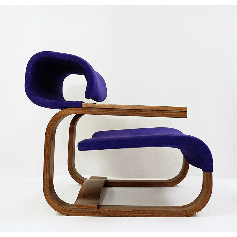 Pair of vintage armchairs by Jan Bocan for Thonet, Stockholm 1972