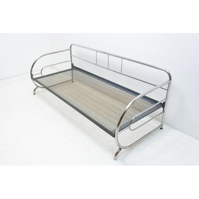 Vintage Bauhaus chrome sofa 1930s