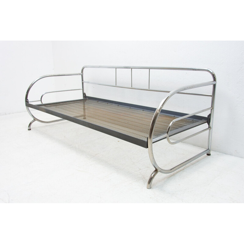 Vintage Bauhaus chrome sofa 1930s