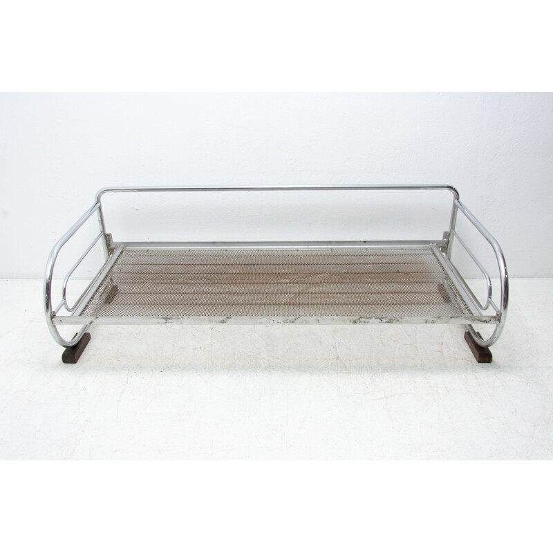 Verchromtes Bauhaus Vintage-Sofa von Hynek Gottwald 1930