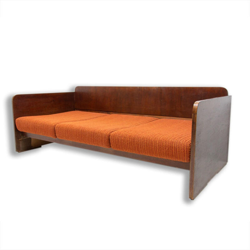 Vintage sofa by Jindřich Halabala for UP Závody 1950s