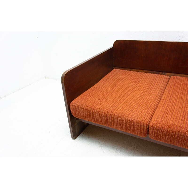 Vintage sofa by Jindřich Halabala for UP Závody 1950s