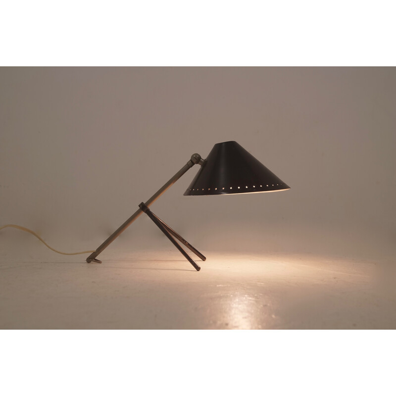 Lampe à poser Hala Zeist "Pinokkio" noire, H. BUSQUET - 1950