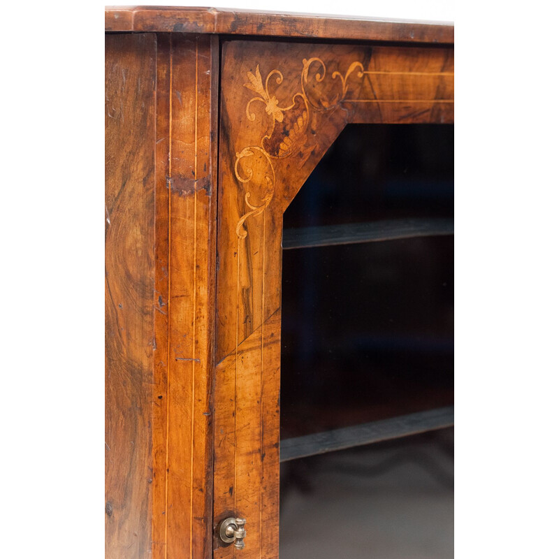 Vintage walnut music cabinet