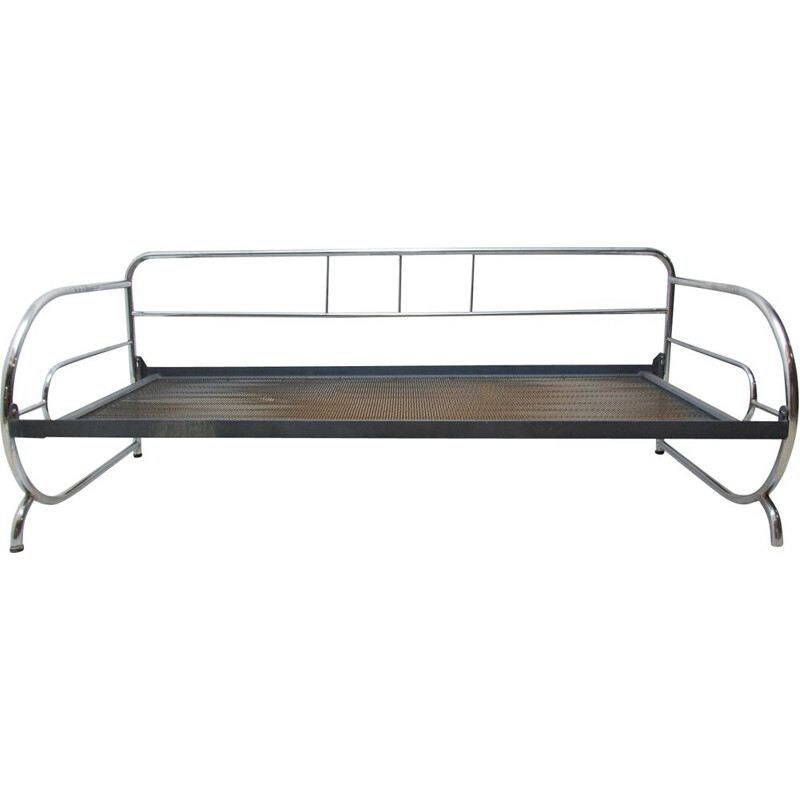 Vintage Bauhaus chrome sofa 1930s