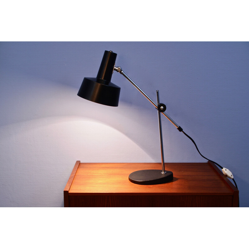 Vintage desk lamp by J.J. Hoogervorst for Anvia 1960s