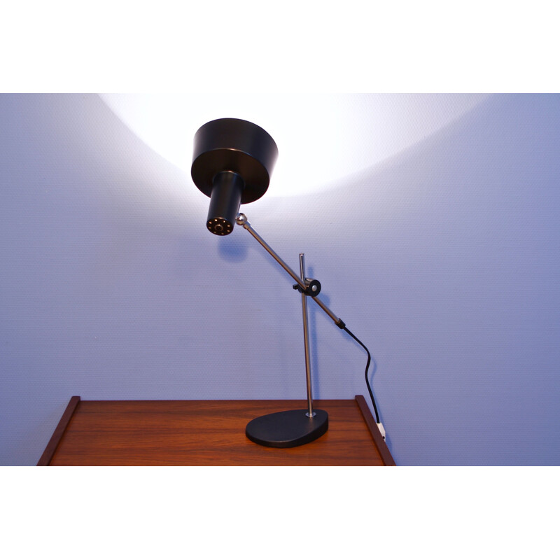 Vintage desk lamp by J.J. Hoogervorst for Anvia 1960s