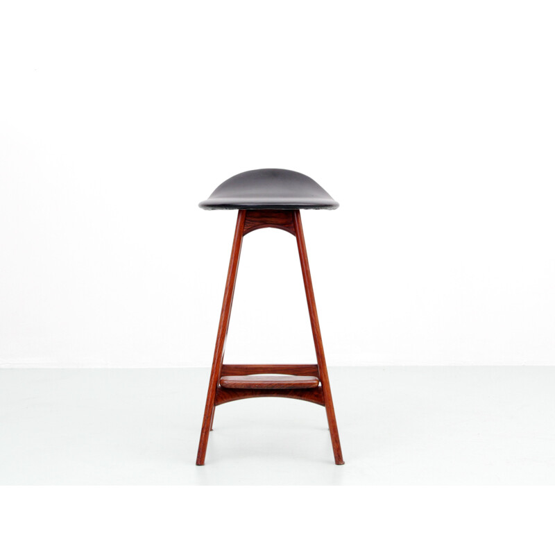 Vintage rosewood bar stool, model OD61 by Erik Buch