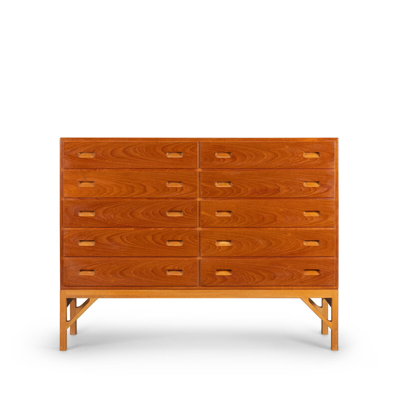 Vintage teak chest of drawers 1960s