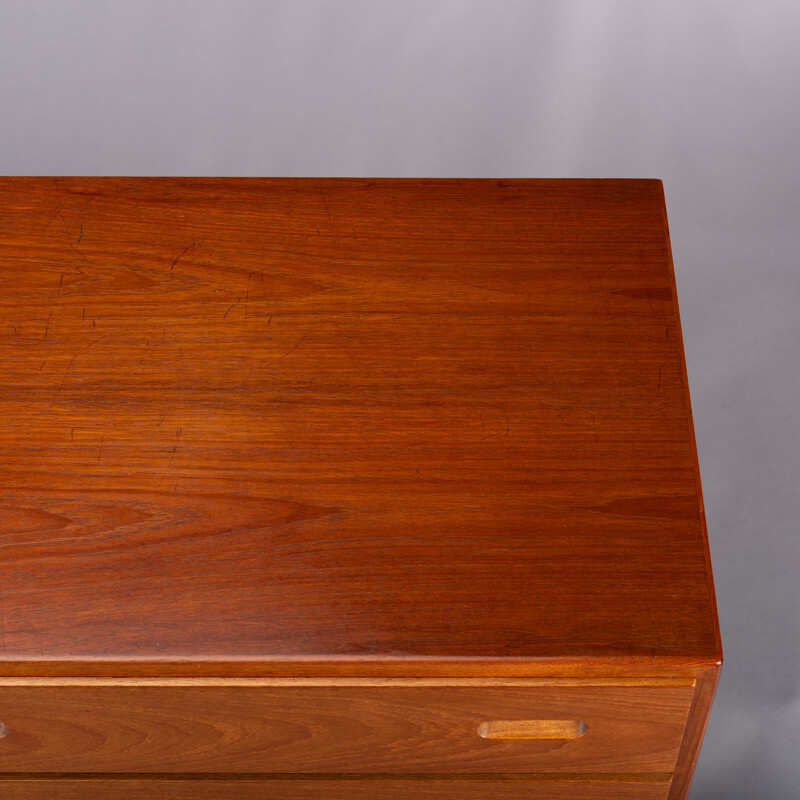 Vintage teak chest of drawers 1960s