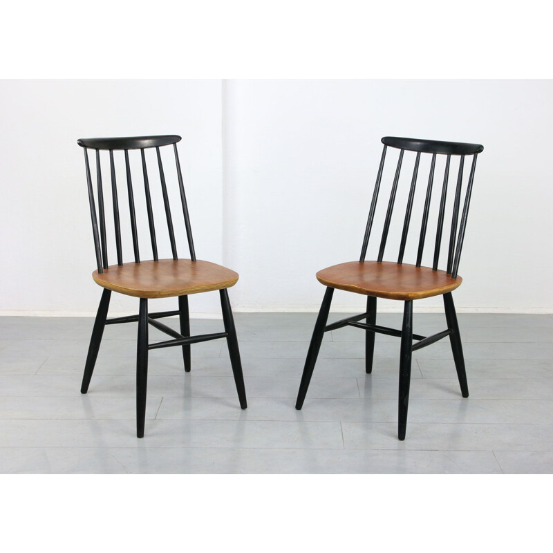 Coppia di sedie vintage in stile Fannett