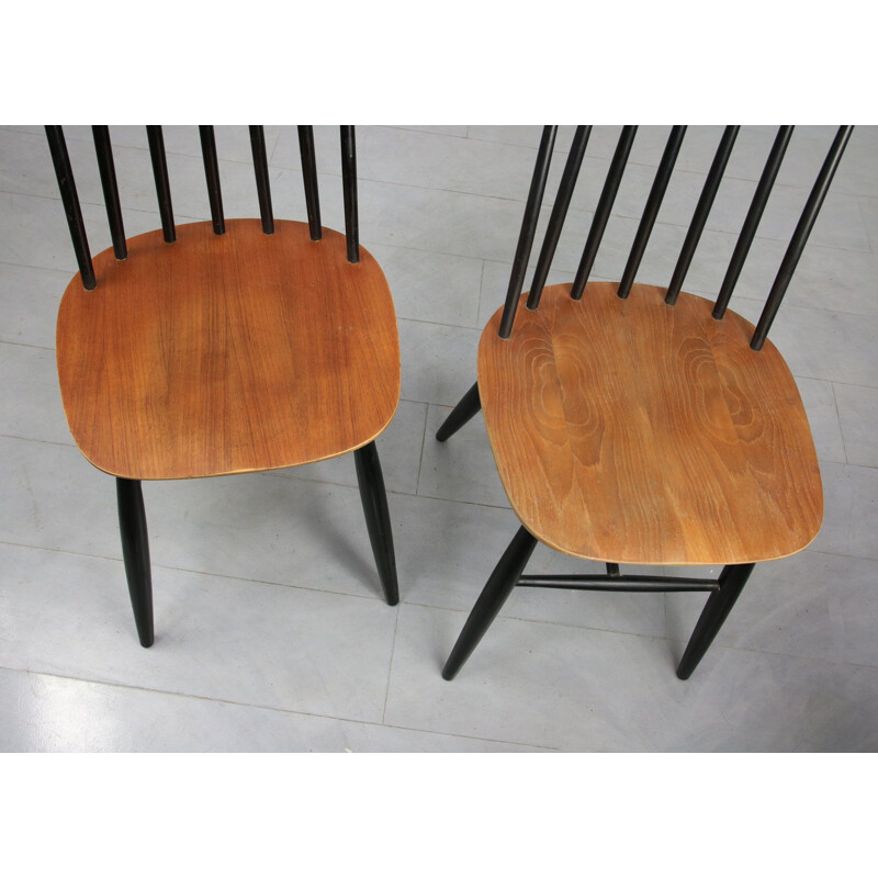 Ein Paar Vintage-Stühle im Fannett-Stil