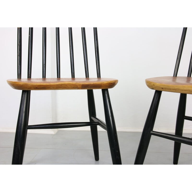Paire de chaises vintage de style Fannett