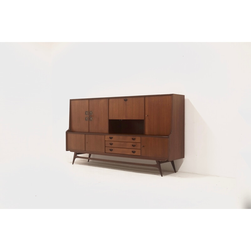 Meuble de rangement WéBé en bois de teck, Louis VAN TEEFFELEN - 1950