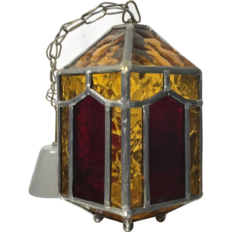 lampe vintage en verre