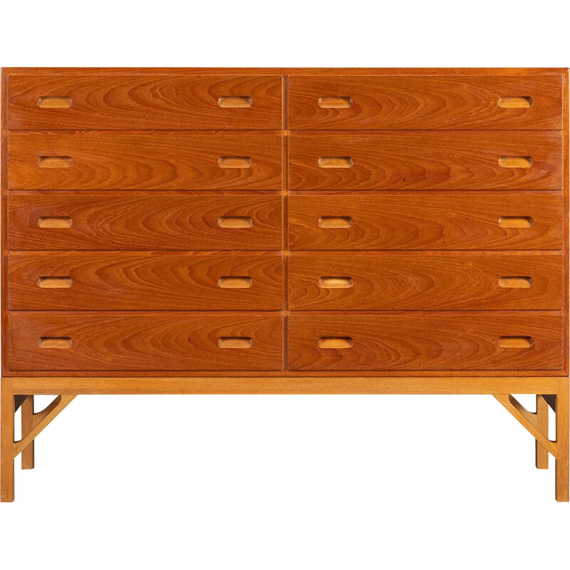 Vintage teak chest of drawers 1960s