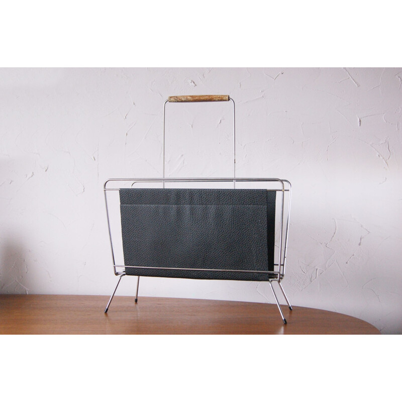 Vintage magazine rack 1960s