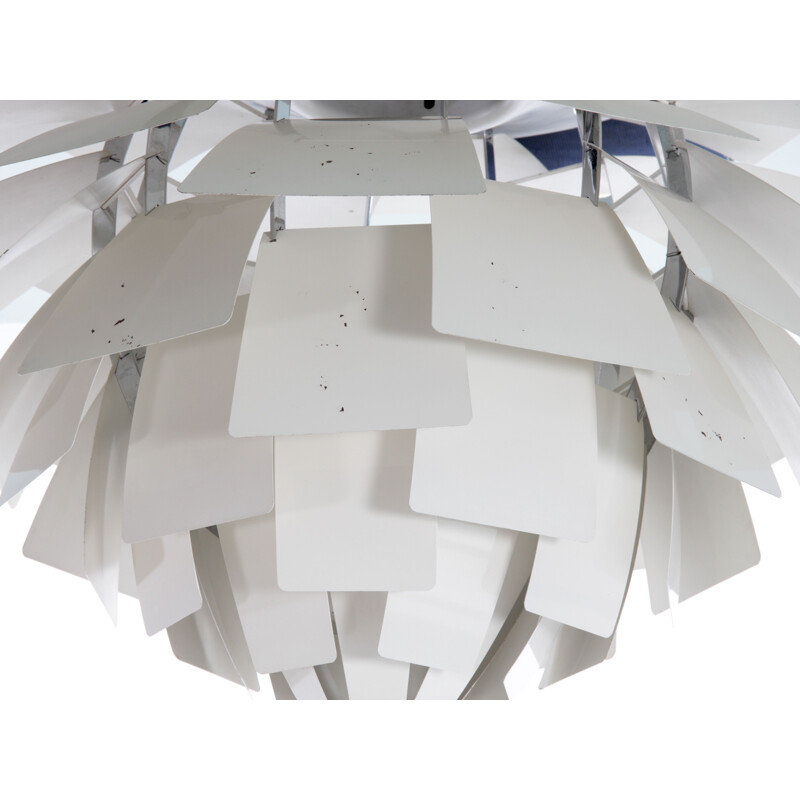 Vintage PH Artichoke white pendant lamp by Poul Henningsen, 1970