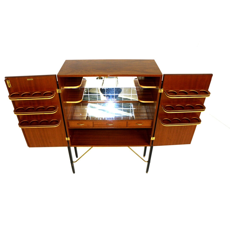 Vintage mahogany bar 1950s