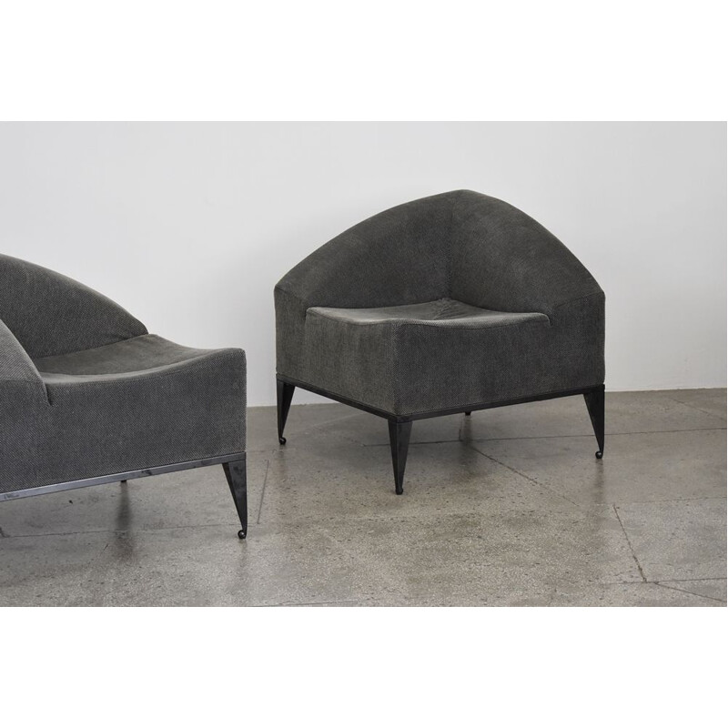 Pair of vintage Molly armchairs by Enrico Baleri