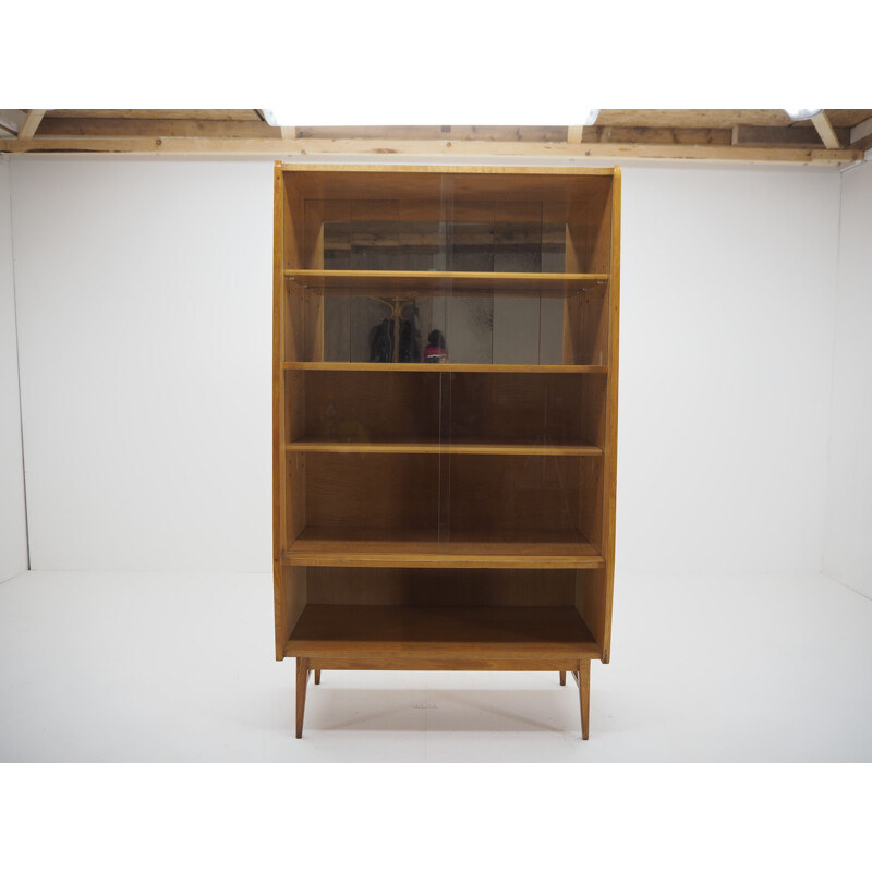  Vintage bookcase by František Mezulánik Czechoslovakia 1960s