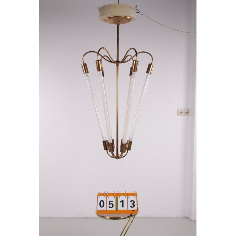 Vintage ceiling lamp by Kaiser Dell 1940s