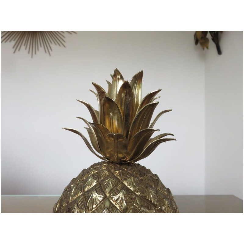 Vintage pineapple ice bucket Mauro Manetti Italy 1960s