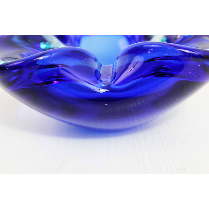 Vintage Murano glass ashtray